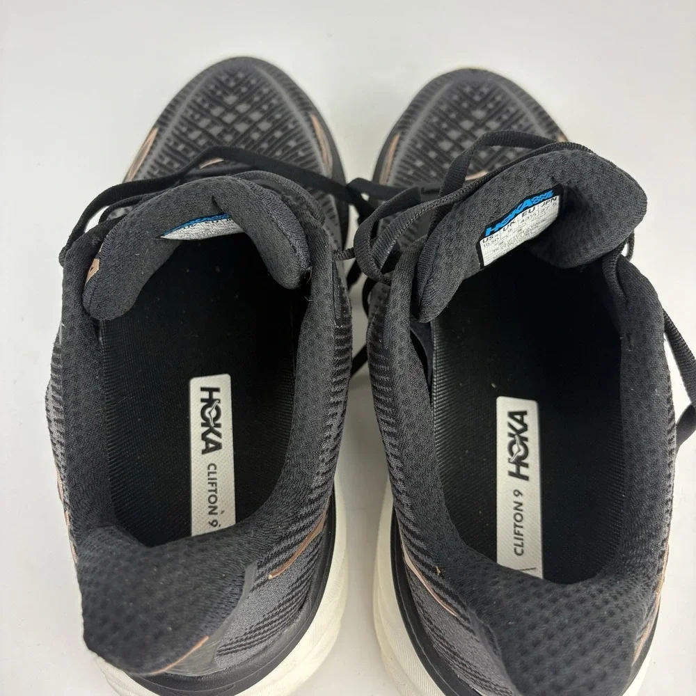 Size 10,5 Women's - Hoka One One HOKA Clifton 9 Black Rose Gold W